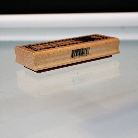 Take Time From Doing To Enjoy Being Inkadinkado By Joy Marie Rubber Stamp New - Picture 4 of 6